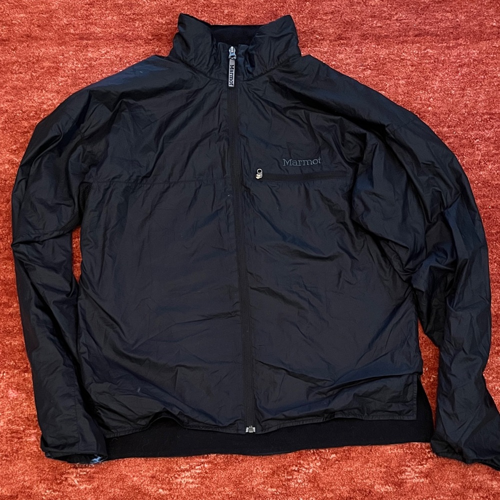 Marmot Men's DriClime Windshirt - Black Windbreaker Jacket